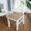 Square Chair for Seat Cushion Plush Buttock-45x45cm off white 7