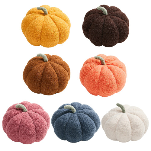 Creative Pumpkin Pillow Pumpkins Shaped Sofa Cushion-Purple 1