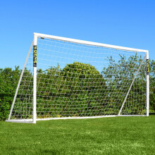 FORZA 12ft x 6ft Football Goal | All Weather uPVC Garden Goals with Quick and Easy Assembly - Optional Training Football, Target Sheet & Carry Bag (1