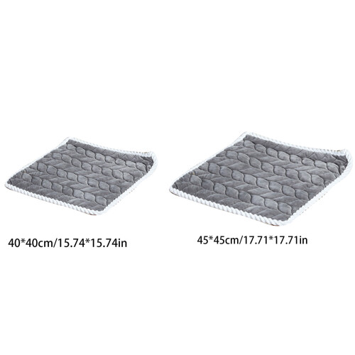 Square Chair for Seat Cushion Plush Buttock-45x45cm off white 2