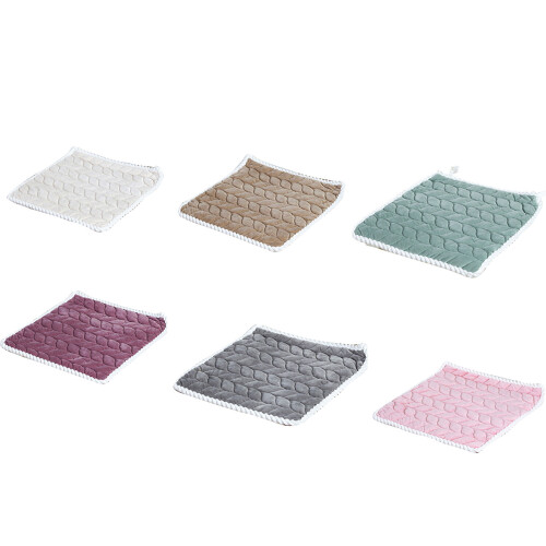 Square Chair for Seat Cushion Plush Buttock-45x45cm off white 1