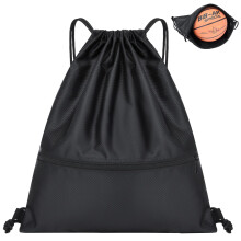Drawstring Bags, Drawstring Gym Bag, Waterproof Oxford Cloth PE Bags with Mesh Pockets, School Girls Boys Backpack Swimming Bag with Outside Zipper,