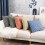 Simple Plaid Polyester Pillow Cover 45x45cm Pillows for-Green 3