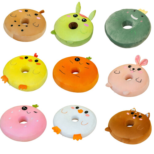 Round Fruit Animal for Seat Cushion Thickened Plush Pillows-2 1