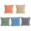 Simple Plaid Polyester Pillow Cover 45x45cm Pillows for-Yellow 2