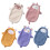 Cute Hand Towel Double Layer Super Absorbent Hanging Cloth-Pink 2
