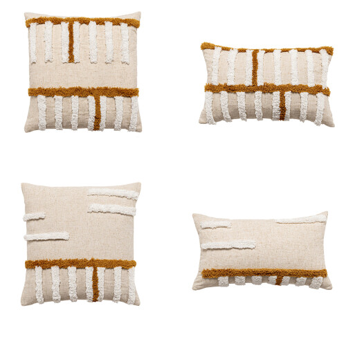 Housse de coussin style Boho, taie-Section deux 45x45cm 1