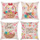 Bunny sierkussenhoezen 18x18 in paaskussensloop Happy Easter-1 3