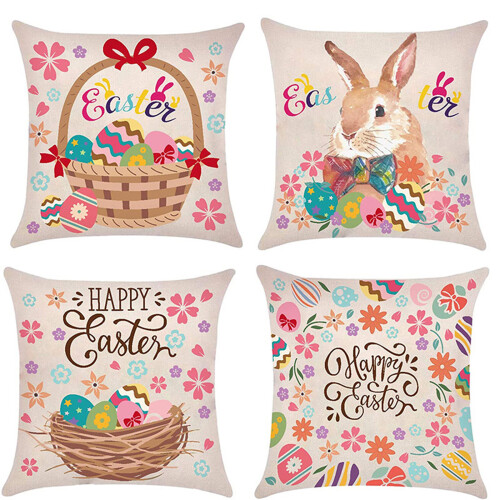Car Cushion for Seat For Back Pain Easter Pillowcase Sofa-10 2