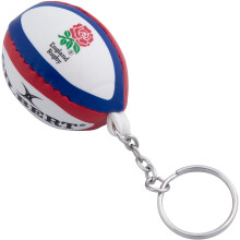 Gilbert Unisex Adult England Rugby Ball Keyring - Multi-Colour, One Size