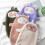 Cute Hand Towel Double Layer Super Absorbent Hanging Cloth-Pink 3