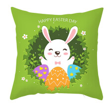 Bunny Throw Pillow Covers 18x18 in Easter Pillowcase Sofa-3