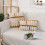 Housse de coussin style Boho, taie-Section deux 45x45cm 7