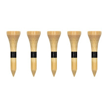 Zivisk Bamboo Golf Tees 38mm 100 Count, 1-1/2 inch Small Wooden Golf Tees - Natural Color