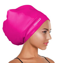 Extra Large Swimming Cap for Long Hair - Swim Cap Designed for Dreadlocks, Weaves, Hair Extensions, Braids, Curls & Afros - Swimming Hat Women & Men