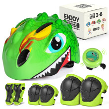 VICTGOAL Kids Bike Helmet with Cute 3D Cartoon Design for Cycling Roller Skating Scooting Lightweight Sports Safety Helmet for Ages 3-8 Boys Girls wi