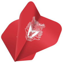 FOCO Officially Licensed Liverpool Football Club Dart Flights The Reds FC 100 Micron No 2 Shape, Red Crest, 1 Set of 3 Flights (F3922)
