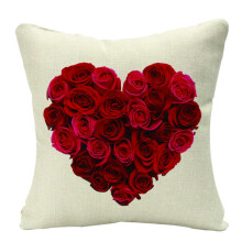 Valentijnsdag linnen sierkussen voor hoes moderne decoratieve-4