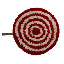 Tapis de reniflage pour chien en forme de grande fleur,-Rouge