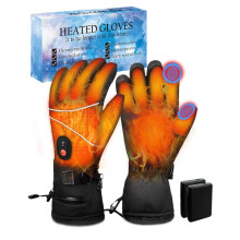 Maraiss Heated Gloves Rechargeable for Men Women 2025 Upgraded Waterproof W