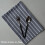 Mediterranean Plaid Striped Cotton Dinner-Blue stripes on whit 6