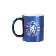 FOCO Officially Licensed Chelsea FC Metallic Blue Football Mug