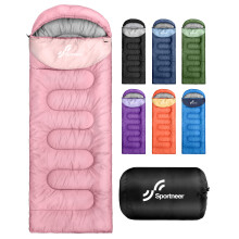 Sportneer Sleeping Bags for Adults - Kids Sleeping Bag 3-4 Season Lightweight Backpacking Sleeping Bag Cold Weather & Warm, Compact, Single Adult Gir