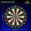 Mission Darts | Samurai 3 | Professional Bristle Dartboard | Knife Wire | Black Number Ring 5