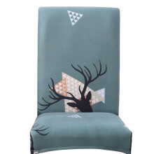 Housse de chaise de salle à manger extensible de Noël, motif-10