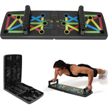 POSKOU Push Up Board Home Exercise Press up Board Strength Training Workout Fitness Gym Equipment (14 in 1 Classic Mode)