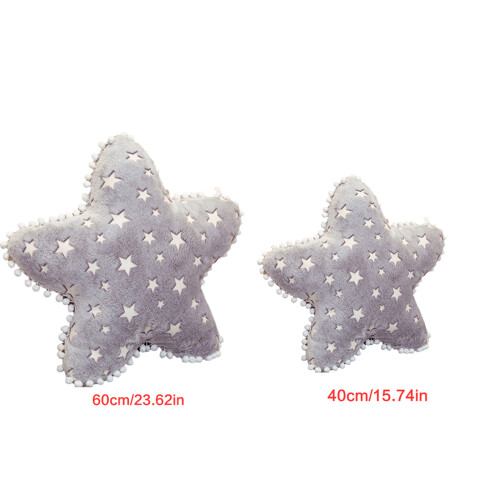 Oreiller créatif en peluche douce avec étoiles-2 60cm 2