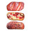 Oreiller en forme de pain de Simulation 3D,-Pain rouge 60cm 2