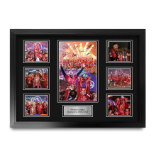 HWC Trading FR A2 Liverpool Premier League Champions 2019/2020 Gifts Deluxe Printed Signed Autograph Picture for Football Fans and Supporters - A2 Fr