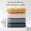70x140cm Cotton Bath Towel Simple Solid Color Wavy-Yellow 4