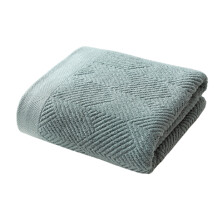 Serviette de bain en coton 70x140cm, couleur unie simple,-Vert