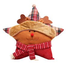 Oreiller créatif joyeux noël, décoratif mignon, coussin-B Cerf