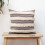 Housse de Coussin Oreiller en Coton pour étui ondulé-Noir 6