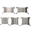 Morocco Style Jacquard Lumbar Throw Pillow for Case with-91P 2