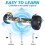 RCB RCB Hoverboard 8.5" all terrain hoverboards, APP control function, integrated LED Bluetooth with powerful motor, electric skateboard self balance sco 2