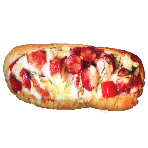 Oreiller en forme de pain de Simulation 3D,-Pain jambon 60cm