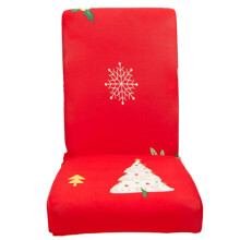 Housse de chaise de salle à manger extensible de Noël, motif-2