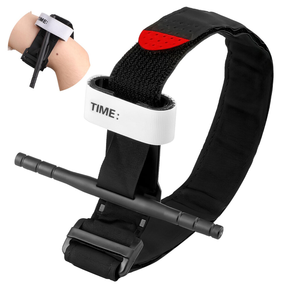 Ailvor Tourniquet, Emergency Tourniquet, Tactical Emergency Strap Single Handed Application, Torniquetes Medical First Aid Equipment For Hiking Camping Trav