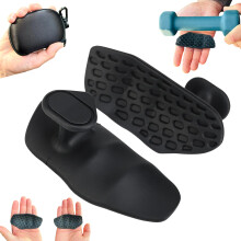 AYAAFA Original Weight Lifting Grips for Men Women Deadlifts, Rows, Ergonomics Workout Rubber Gym Grips Pads for Palm Protection, Fingerless Workout