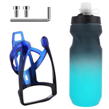 AOOSA Bike Water Bottle Cage with 650ml/22oz Bike Bottle, Strong Bicycle Cup Holder, Leak-Proof Non-Slip Bottle and Durable Bicycle Bottle Cage for R