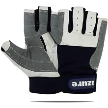 Premium Quality Strong AMARA Navy Blue Sailing Enforced Palm Breathable Best Gloves Skiing Riding Running Hiking Fishing Sailing Indoor-Outdoor C/F (