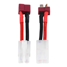 Rc Speed Controller Adapter For Portable Use, Solid And Secure Connection Adapter Connector For Deans T Style Plug To Tamiya Style Connector, Light We
