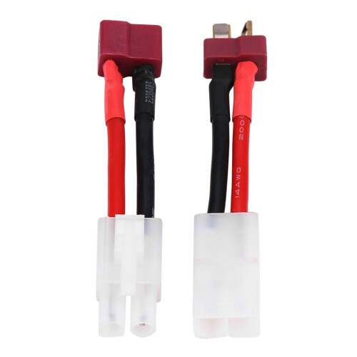 Rc Speed Controller Adapter For Portable Use, Solid And Secure Connection Adapter Connector For Deans T Style Plug To Tamiya Style Connector, Light We