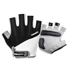 Fahrradhandschuhe, Unisex-Halbfingerhandschuhe mit Gelpolsterung, rutschfest und atmungsaktiv, für Mountainbikes, Rennräder, MTB und