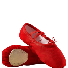 Scarpe da ballo con elastico, scarpe da ginnastica in tela, antiscivolo, morbide al tatto, traspiranti, con fodera in cotone, lavabili.