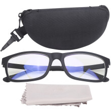Verstellbare Lesebrille, Blaulichtfilter, PC-Linse, klare Sicht, kratzfest, stoßfest, wasserdicht, staubdicht, lindert Augenermüdung beim